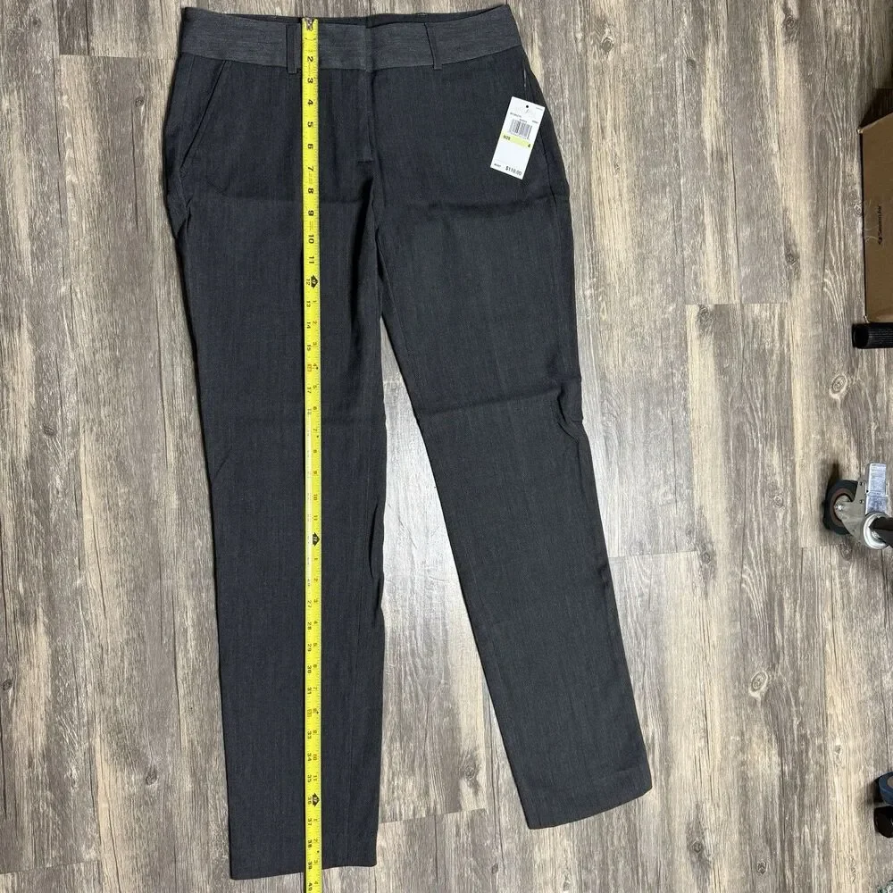 Michael Kors Basics Dress Pants Womens 4 Gray Slim Work Career Office NWT - Picture 5 of 8